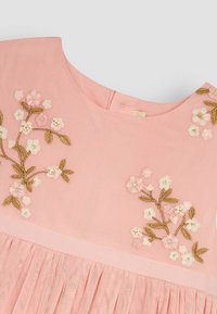JoJo Maman Bébé FLOWER EMBROIDERED REGULAR FIT - Koktélruha / Partiruha - pink
