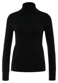 pure cashmere TURTLENECK - Pulover - black