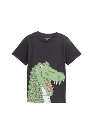 Trükipildiga T-särk - coal grey