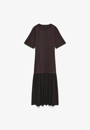 Vero Moda, VMBRENDA NECK ANKLE DRESS JRS - Robe de jour - chocolate torte