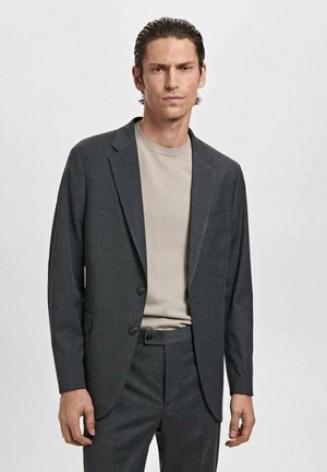 Anzugsakko - mottled dark grey