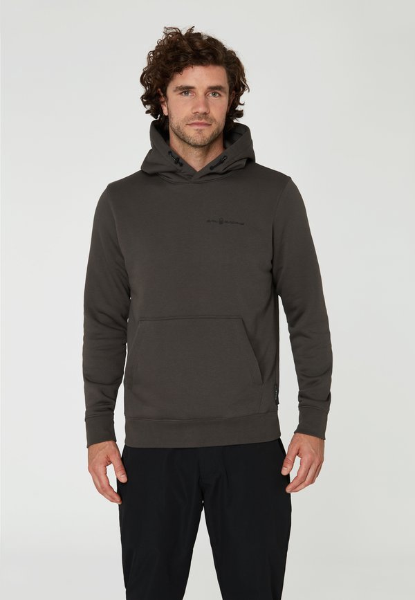 LOGO BOWMAN - Kapuzenpullover - asphalt