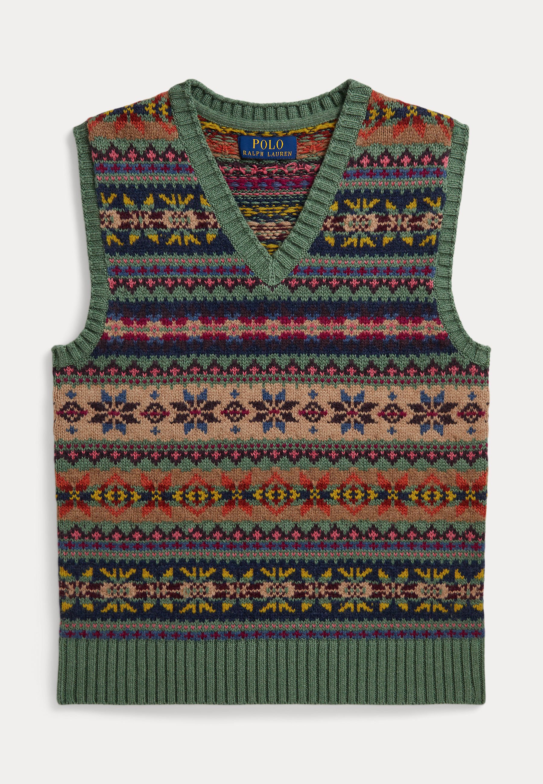Polo Ralph Lauren CABLE-KNIT COTTON SWEATER VEST 7-14Y - Džemperis