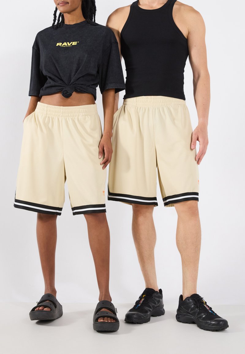 YOURTURN by Zalando - UNISEX - Tracksuit bottoms - off-white, Enlarge