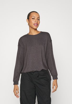 JDY JDYPARIS SLIT - Sweatshirt - dark grey melange