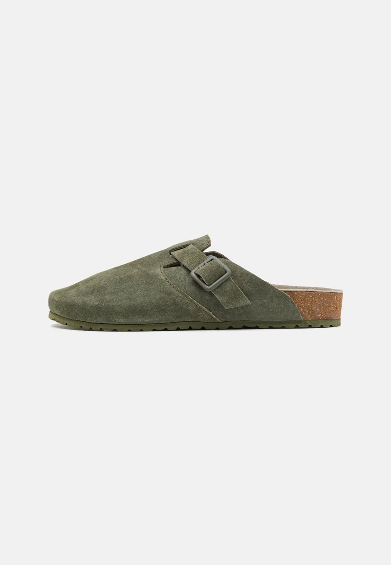 Jack & Jones - JFWLOUIS MULE - Tresko - khaki, Forstørre