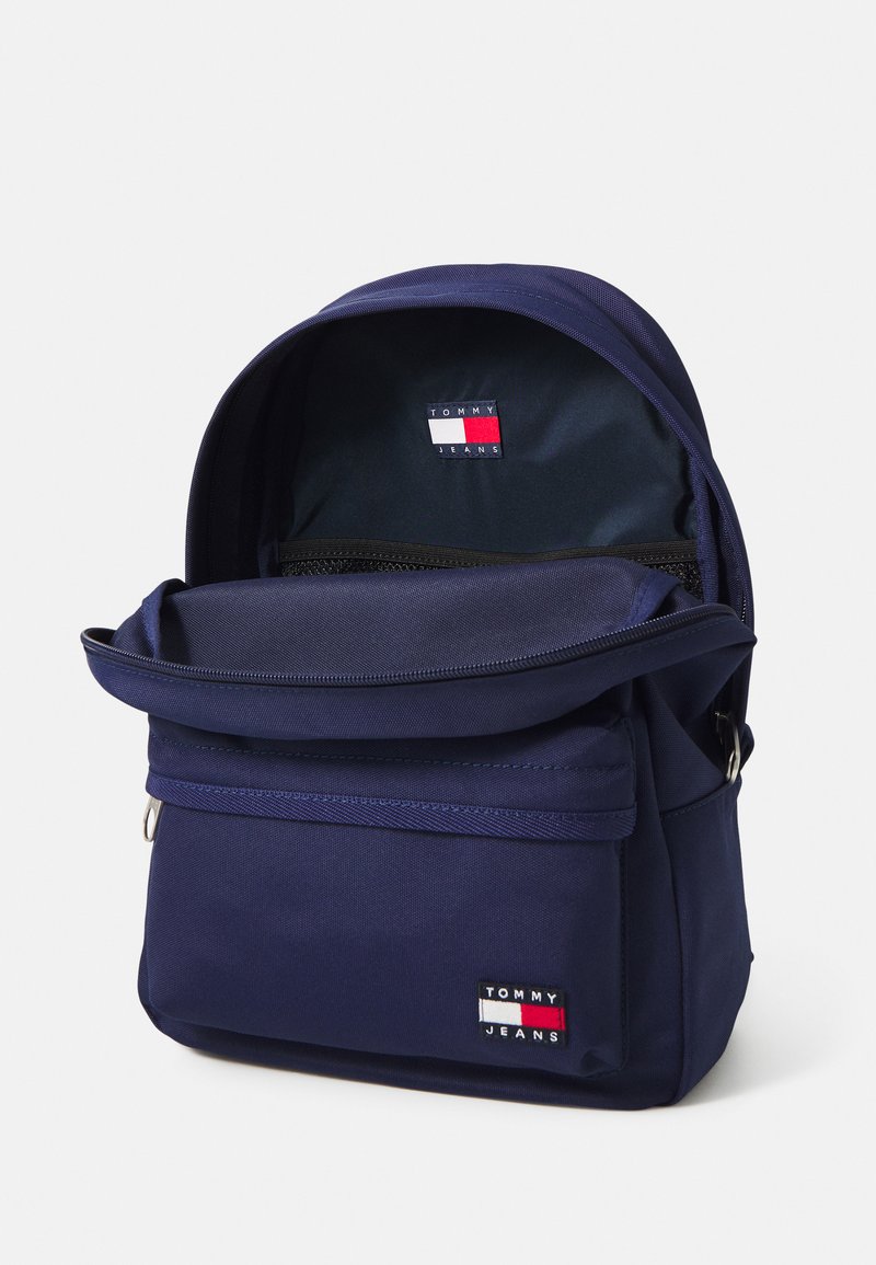 Tommy Hilfiger Tommy Jeans Backpack Navy Tommy Jeans denim backpack in mid-wash blue | ASOS main image 4