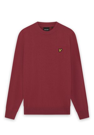 Lyle & Scott, CREW NECK - Strickpullover - garnet