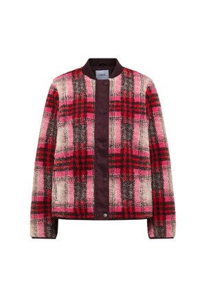 Cecil, TEDDY-BLOUSON MIT SOFTSHELLDETAILS - Veste polaire - berry red