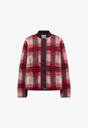 Cecil, TEDDY-BLOUSON MIT SOFTSHELLDETAILS - Veste polaire - berry red