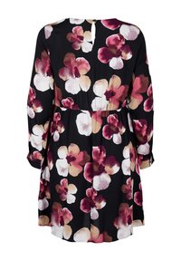Zizzi Vestido informal - black pink floweraop