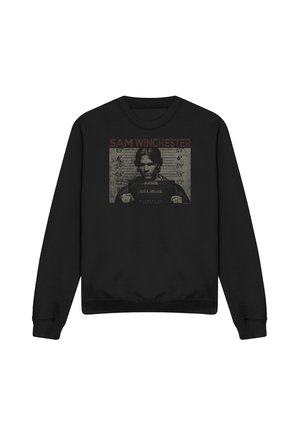 Cotton Soul, SUPERNATURAL/SAM MUG SHOT - Sweatshirt - black