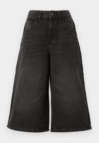 NMRANDY BERMUDA - Denim shorts - black denim