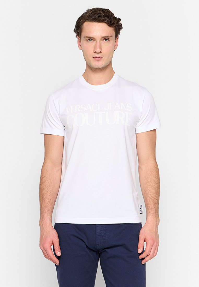 Versace Jeans Couture T-shirt print wit Versace Jeans Couture T-shirt print wit