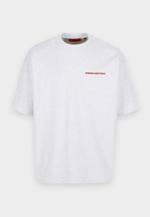 PROHIBITED, Trükipildiga T-särk - grey melange