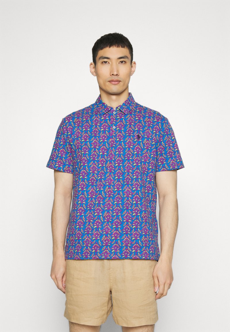 Ralph Lauren POLO GOLF All-Over Paisley Pattern Short Sleeve Polo Shirt, Men's Size XL cotton multicolor Vintage Second Hand main image 0
