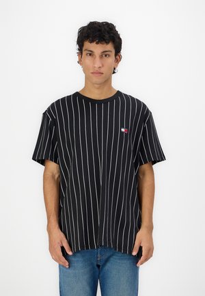 TJM BADGE TEE - T-shirt basic - black stripe