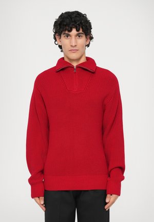 TAREK MOCK NECK  - Džemperis - passion red