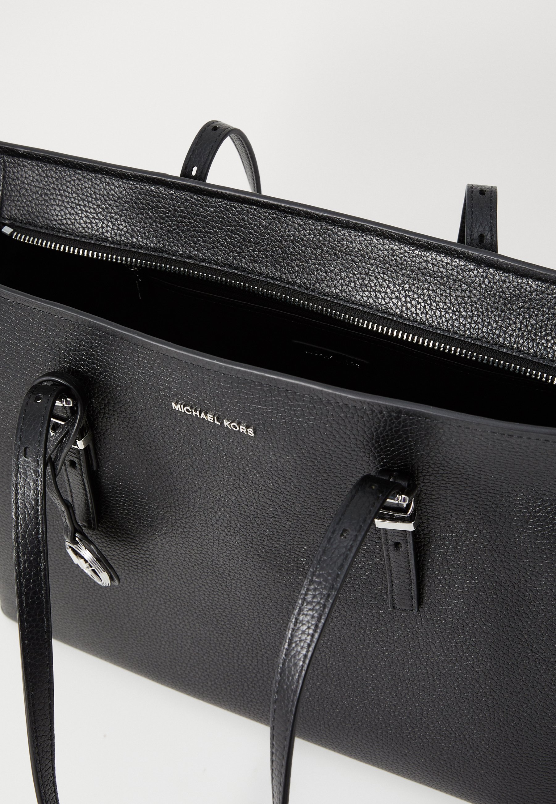 MICHAEL Michael Kors QUINN TOTE - Tote bag - black - Zalando.co.uk