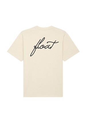 FLOAT BACK HEAVYWEIGHT - Print T-shirt - off white