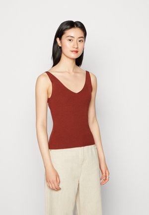 JDY JDYNANNA S/L TOP KNT NOOS - Débardeur - red