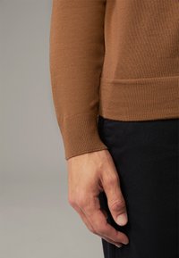 Strellson MAREK - Strickpullover - hellbraun