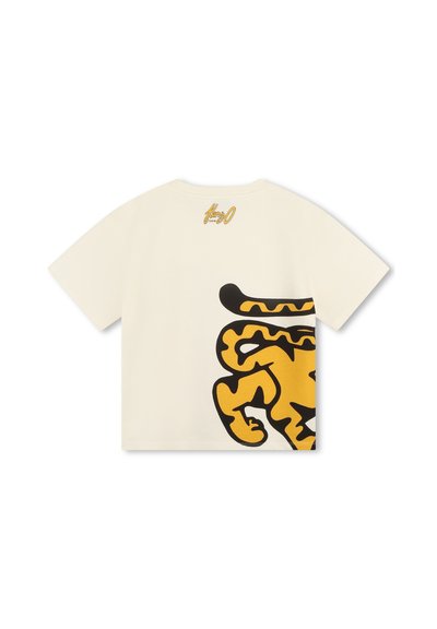 KENZO kids À MANCHES COURTES - T-shirt imprimé - ivoire