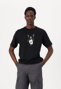 Cleptomanicx GOOD CAT - T-Shirt print - black