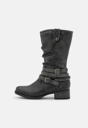 Cowboy/Biker boots - graphit