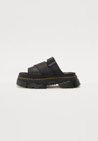 MATTISON SLIDE - Platvormsandaalid - black athena
