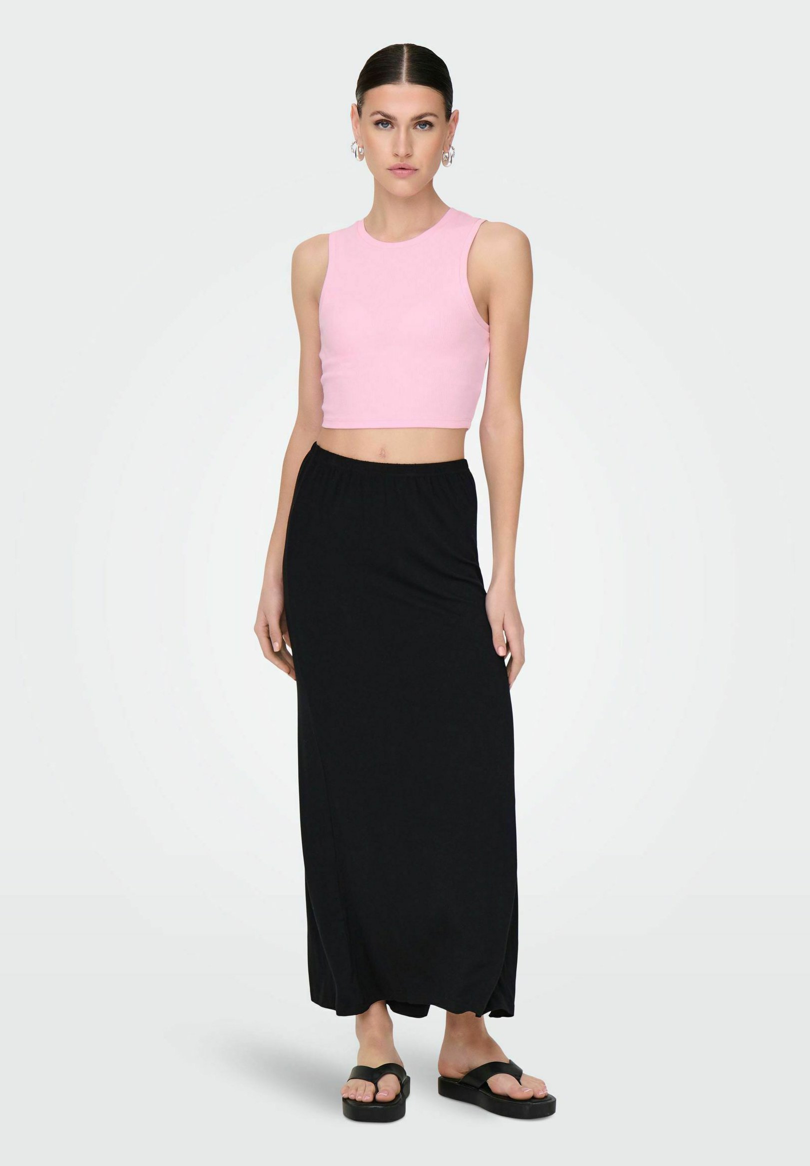 ONLY TANK SLIM FIT RUNDHALS - Top - pink lady/pink - Zalando