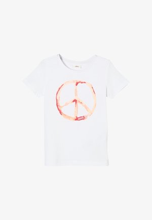 GUMMIERTEM FRONT - Print T-shirt - white