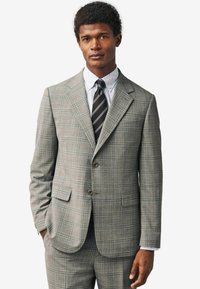 REGULAR FIT -CHECK TEXTURE - Colbert - taupe