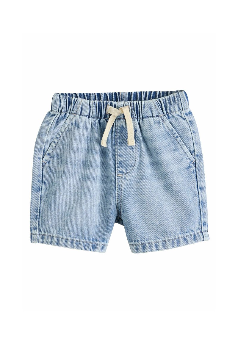 Next REGULAR FIT - Denimové šortky - light blue