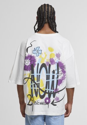 FLOWER SPLASH - T-Shirt print - white