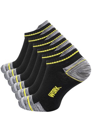 6 PAAR WORK - Socks - schwarz grau