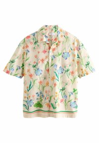 Next SHORT SLEEVE FLORAL - REGULAR FIT - Skjorter - ecru white