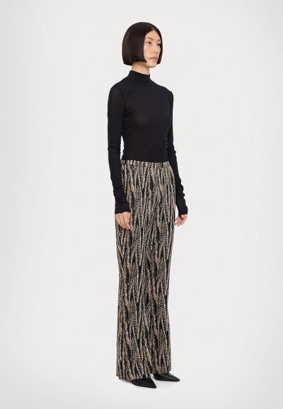 Diane von Furstenberg BURANO PANTS - Kalhoty - black
