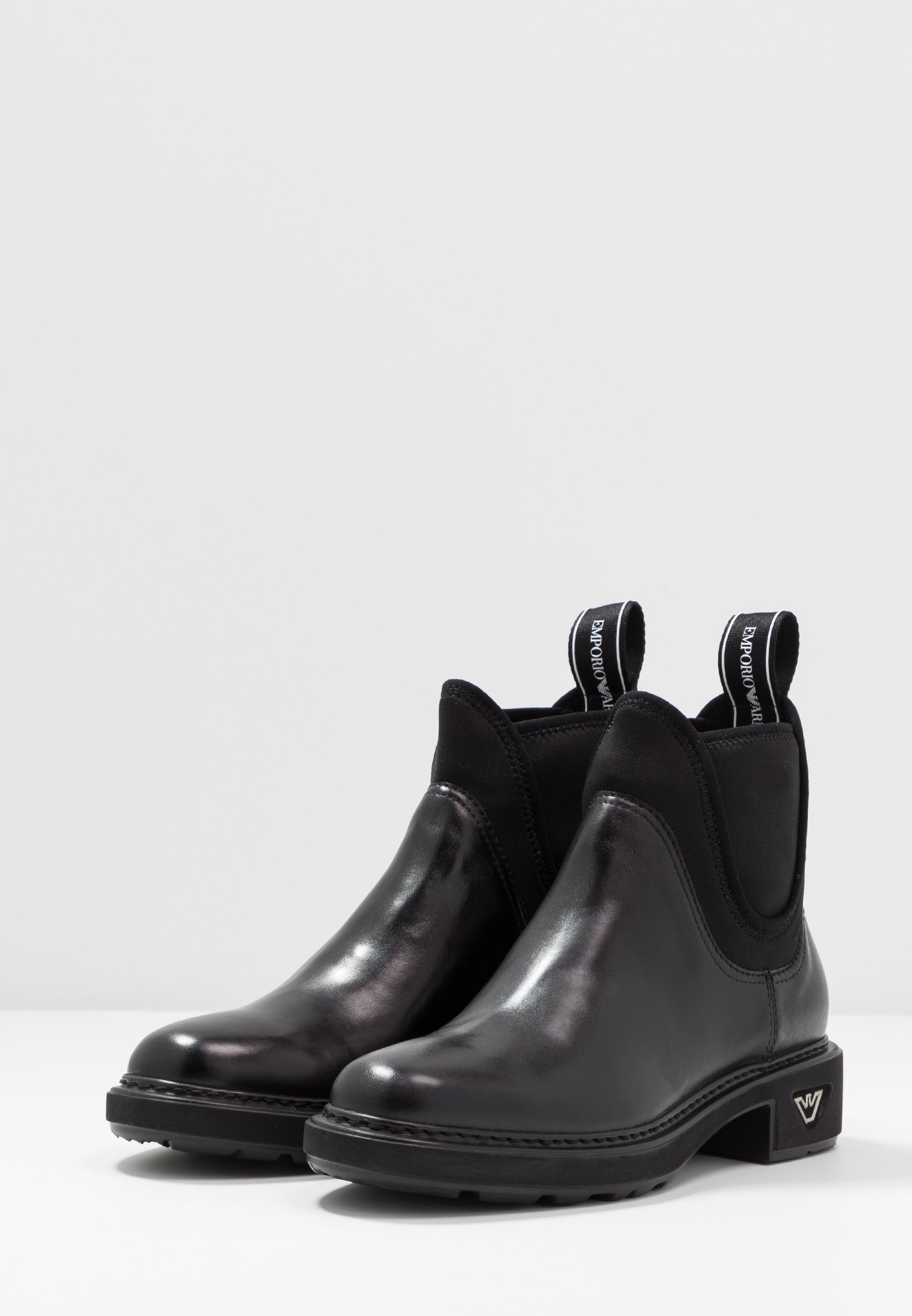 Emporio Armani Korte laarzen - black/Zwart - Zalando.nl