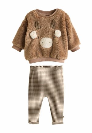 SET - Fleecetröja - brown hamish