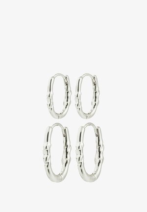 Auskarai - silver-coloured plated