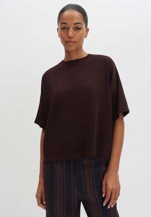 someday., OVERSIZED SOFT TOUCH - T-shirt basic - mahogany