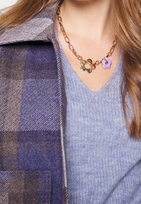 ONLY Petite Stickad tröja - mottled light blue