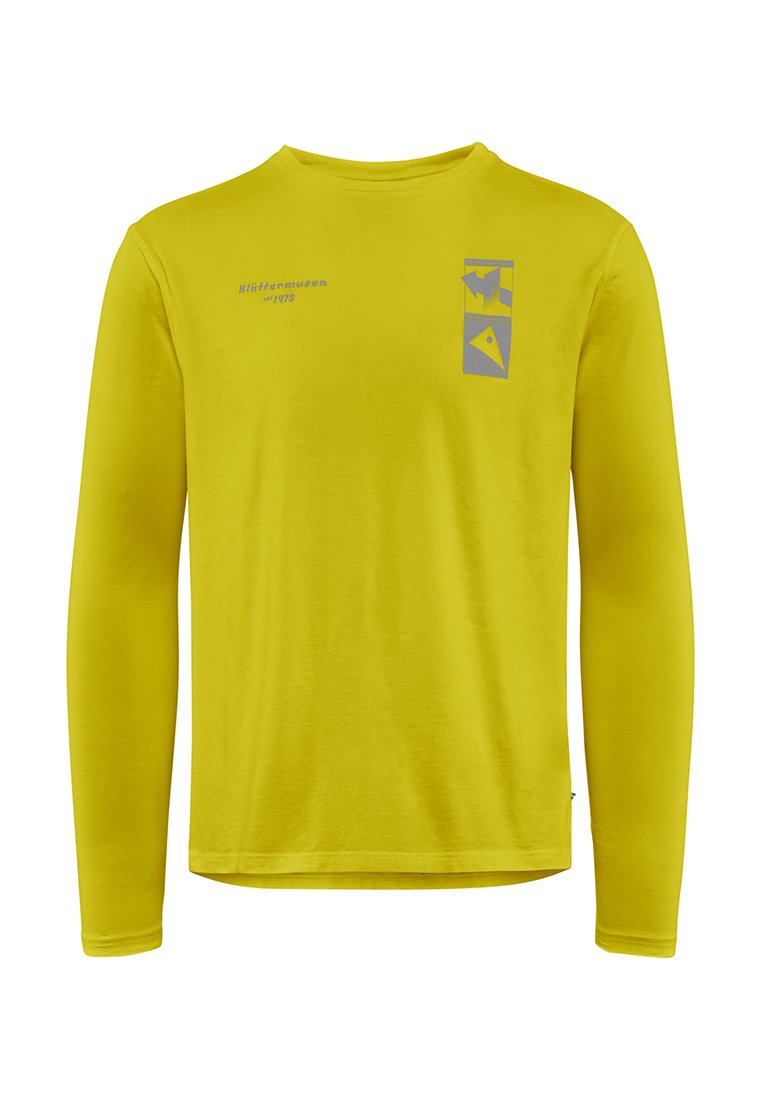 Klättermusen Longsleeve mosterdgeel