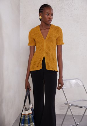 BRODERIE ANGLAISE - Gilet - goldenrod
