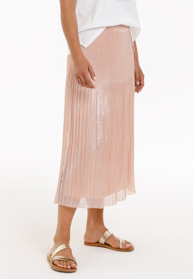 Damen Jeansröcke | Marc Aurel IM METALLIC LOOKFaltenrockblush varied/nude - XN40295 Damen Jeansröcke | Marc Aurel IM METALLIC LOOKFaltenrockblush varied/nude - XN40295