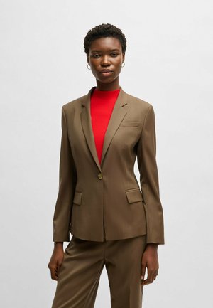 Blazer - open brown nine