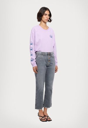 AUSTIN CROP POPPY - Straight leg jeans - stone