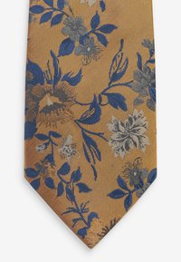 Next PATTERN SLIM - Lips - yellow gold blue navy floral