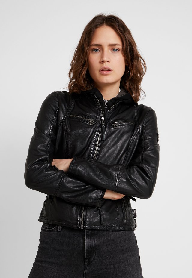 NOLA - Chaqueta de cuero - black